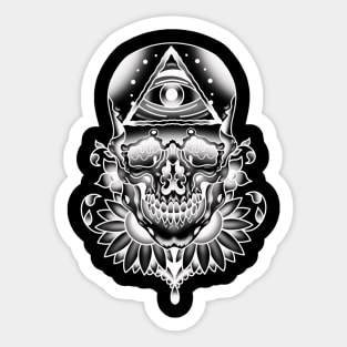 Skull alternate Sticker